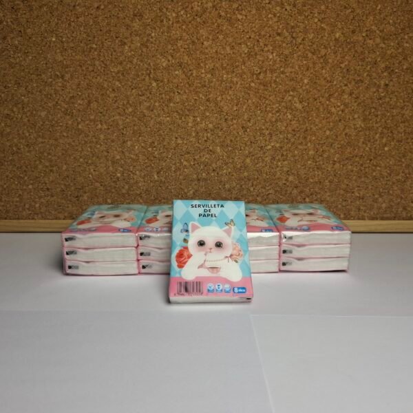 Pack de 12 Paquetes de Servilletas Desechables Tipo Papel Tissue