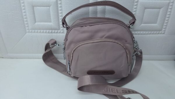 Cartera Pequeña de Tela Mojada con 3 Cierres - Imagen 4