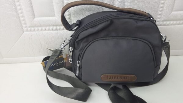 Cartera Pequeña de Tela Mojada con 3 Cierres - Imagen 3